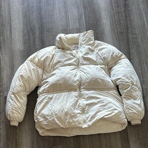 Urban Outfitters Off-White Puffer Jacket